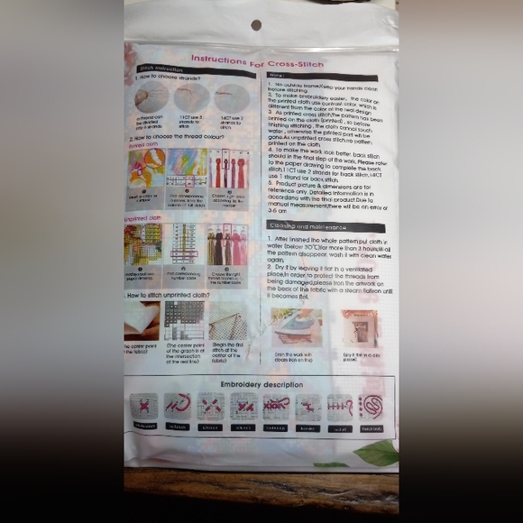 JOY SUNDAY Cross Stitch kit 32016 Maple River - Picture 3 of 3